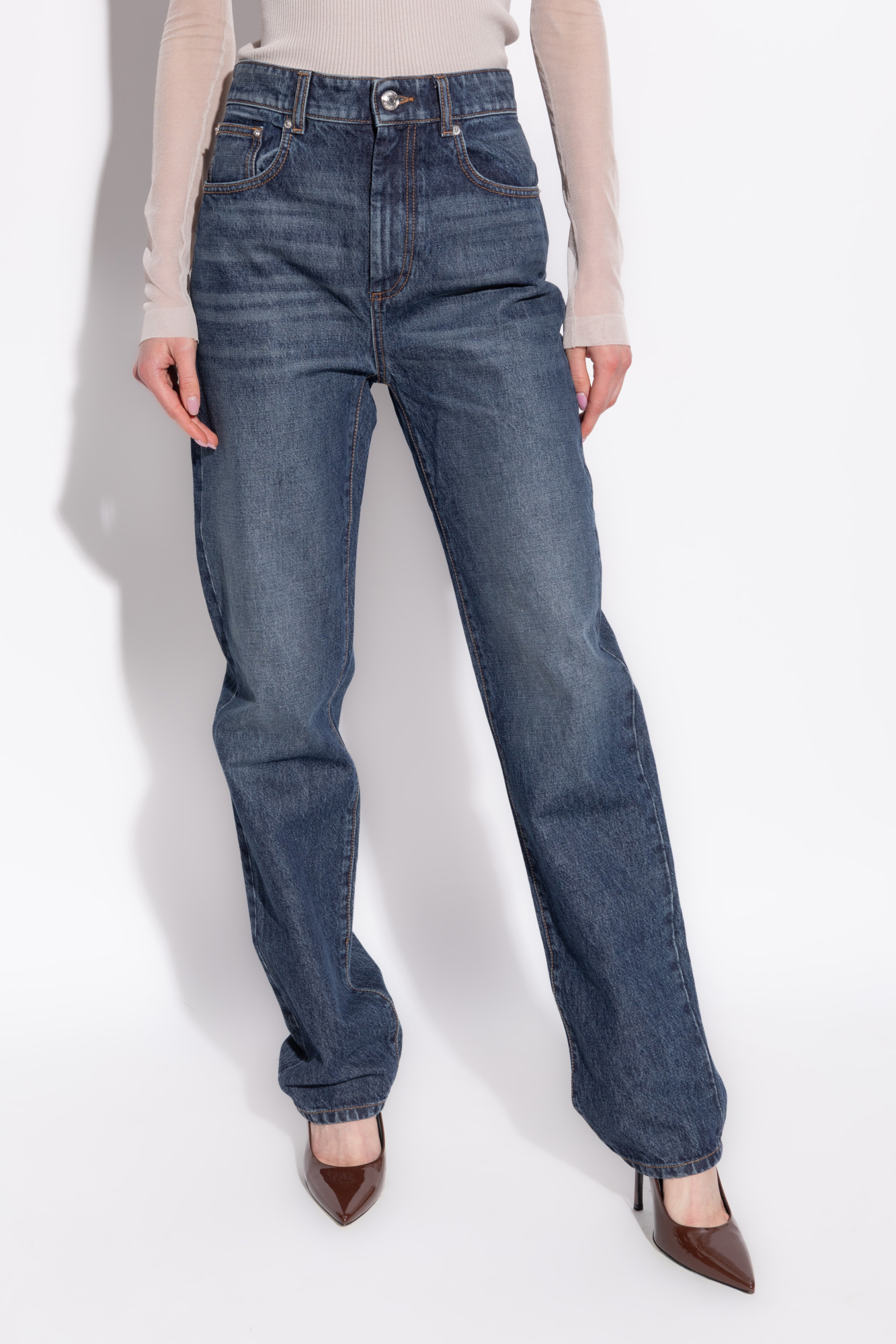 直営♪SPORTMAX コットン デニム クラシック  TASSO Sportmax Straight leg jeans Tasso | Women's Clothing | Vitkac